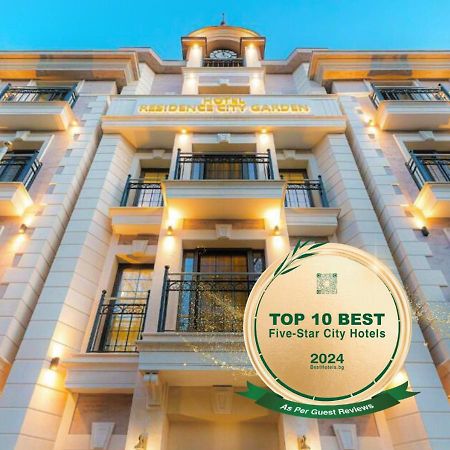 Residence City Garden - Certificate Of Excellence Top 10 Best Five-Stars City Hotels For 2024 Awarded By Htif Plovdiv Exterior foto