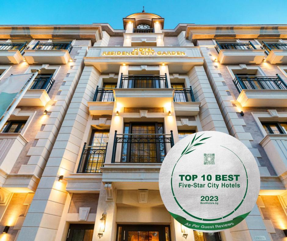 Residence City Garden - Certificate Of Excellence Top 10 Best Five-Stars City Hotels For 2024 Awarded By Htif Plovdiv Exterior foto