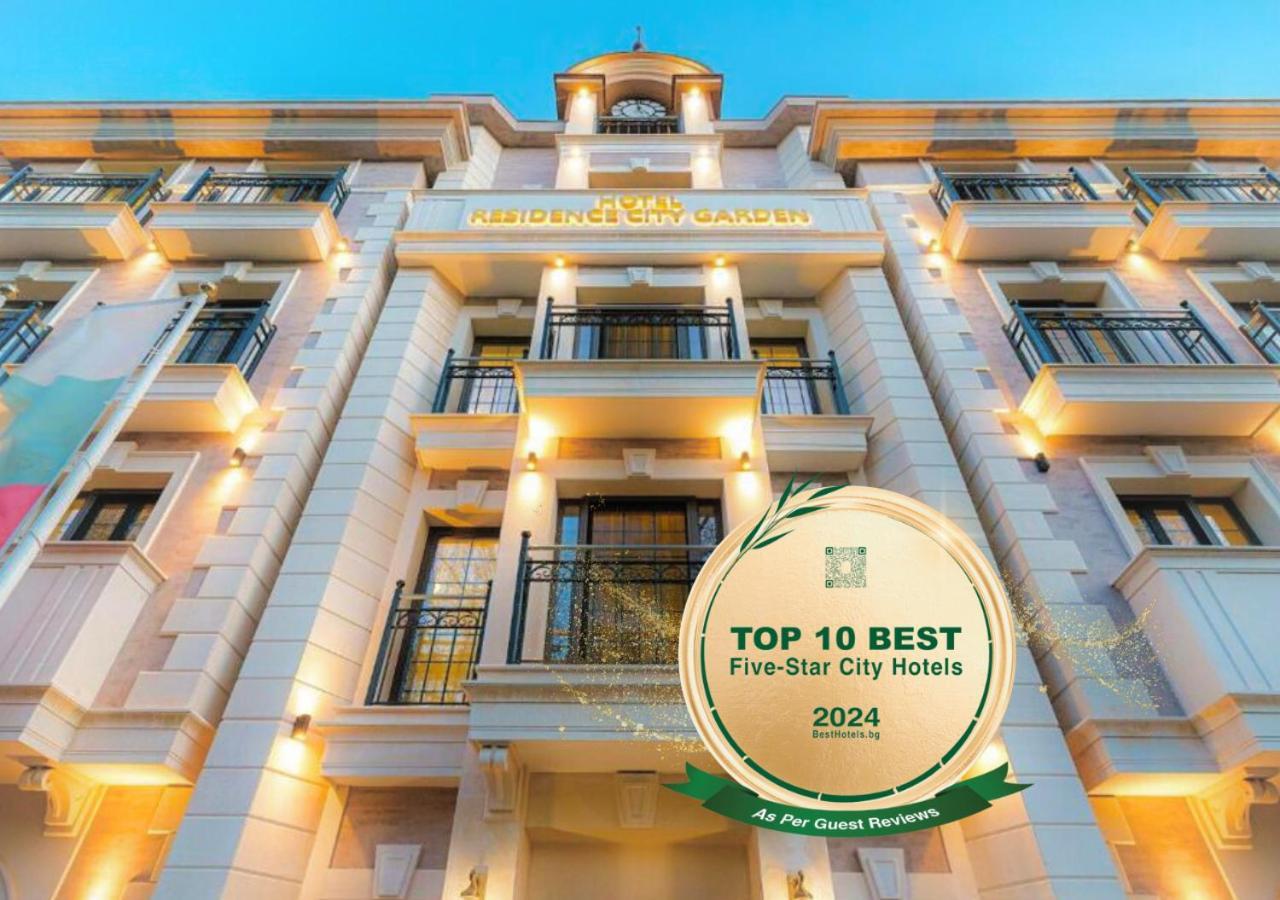 Residence City Garden - Certificate Of Excellence Top 10 Best Five-Stars City Hotels For 2024 Awarded By Htif Plovdiv Exterior foto